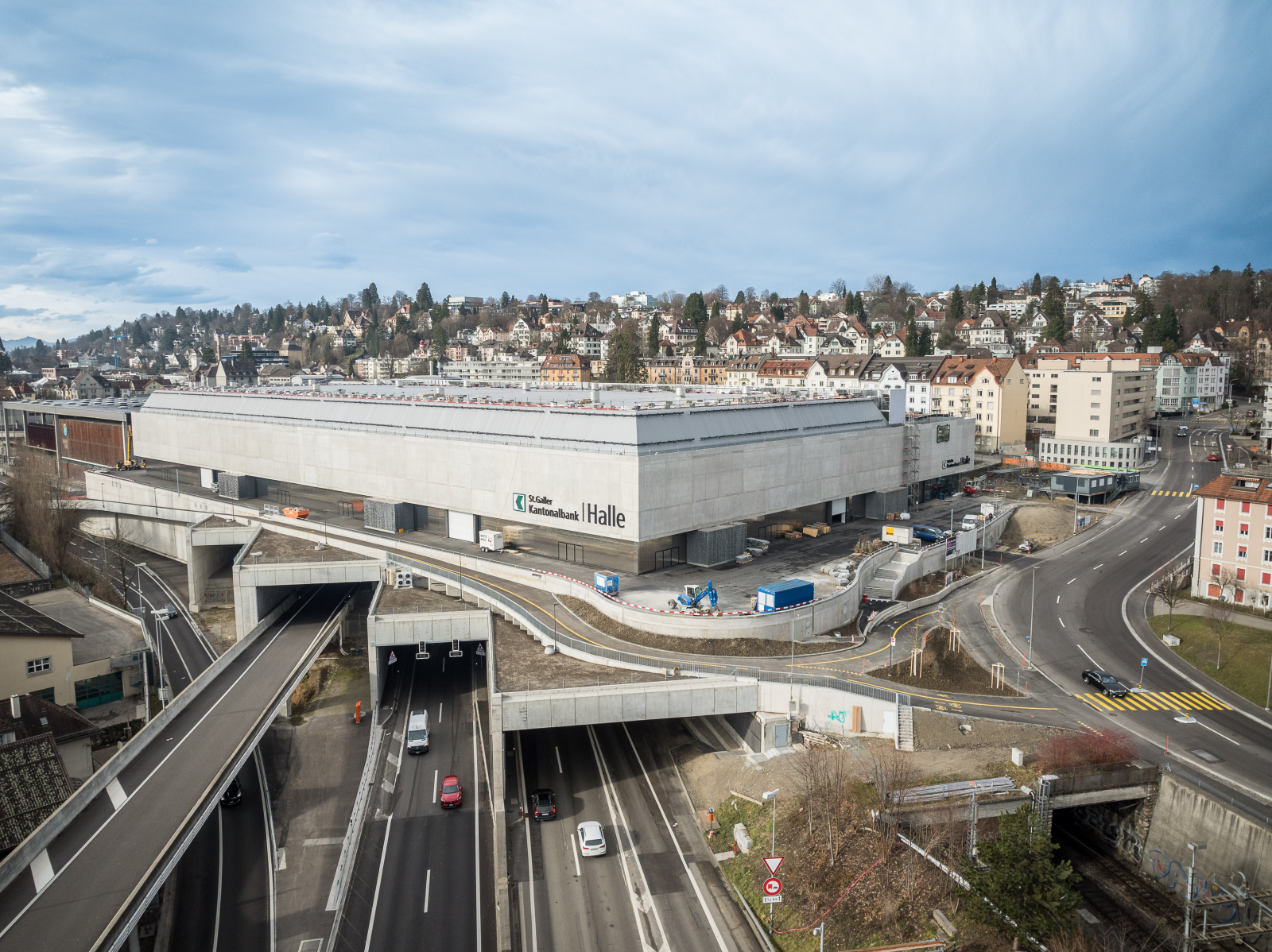 Erste Etappe Stadtautobahn St. Gallen abgeschlossen, © Michael Huwiler