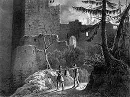 © Schaffhauser stehlen das Küngeliglöggli. Zeichnung von Johann Jakob Beck. Bild: Museum zu Allerheiligen © Schaffhauser stehlen das Küngeliglöggli. Zeichnung von Johann Jakob Beck. Bild: Museum zu Allerheiligen