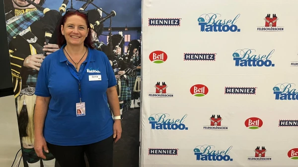 Auch das Service Center gehört zum Basel Tattoo, © Radio Basilisk Auch das Service Center gehört zum Basel Tattoo, © Radio Basilisk
