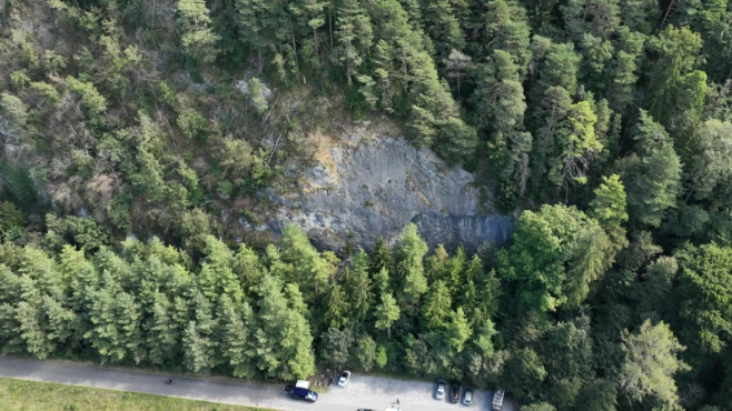 Kletterer in Balzers abgestürzt, © Landespolizei Kletterer in Balzers abgestürzt, © Landespolizei