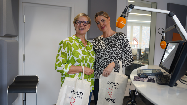 Wunschkonzert vom 13. Oktober zur Umsetzung der Pflegeinitiative am BBZ, © Radio Munot: Links: Barbara Piccolin, rechts: Michalina Neuhold