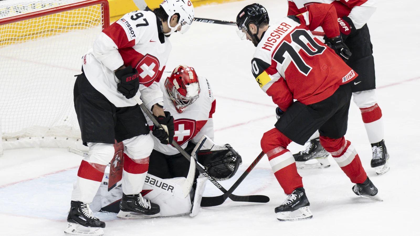 Zweiter Sieg für die Schweiz, © Keystone / Peter Schneider Zweiter Sieg für die Schweiz, © Keystone / Peter Schneider