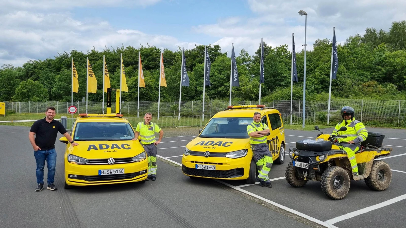 Insgesamt neun Pannenhelfer sind im Juli und August in Frankreich unterwegs, © ADAC SE / privat Insgesamt neun Pannenhelfer sind im Juli und August in Frankreich unterwegs, © ADAC SE / privat