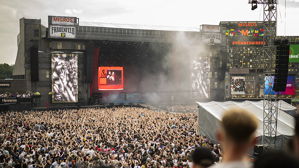 Openair Frauenfeld 2025 mit Justin Timberlake und 50 Cent, © Keystone/SDA