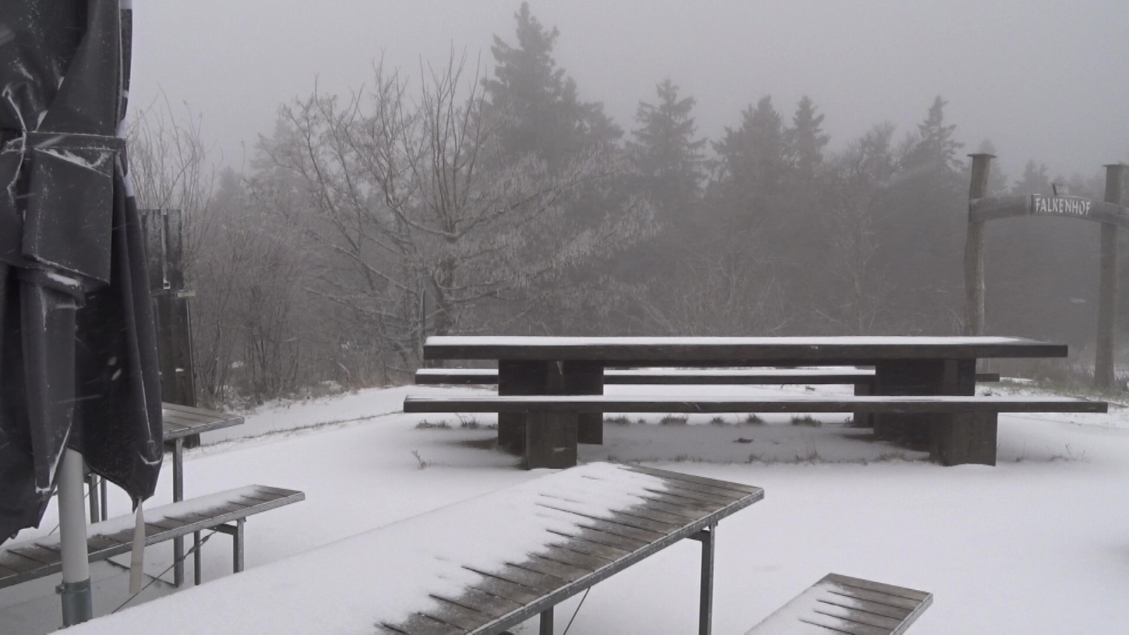 Hessen’in Dağlarında Mevsimin İlk Karı Görüldü, © Mike Seeboth/dpa