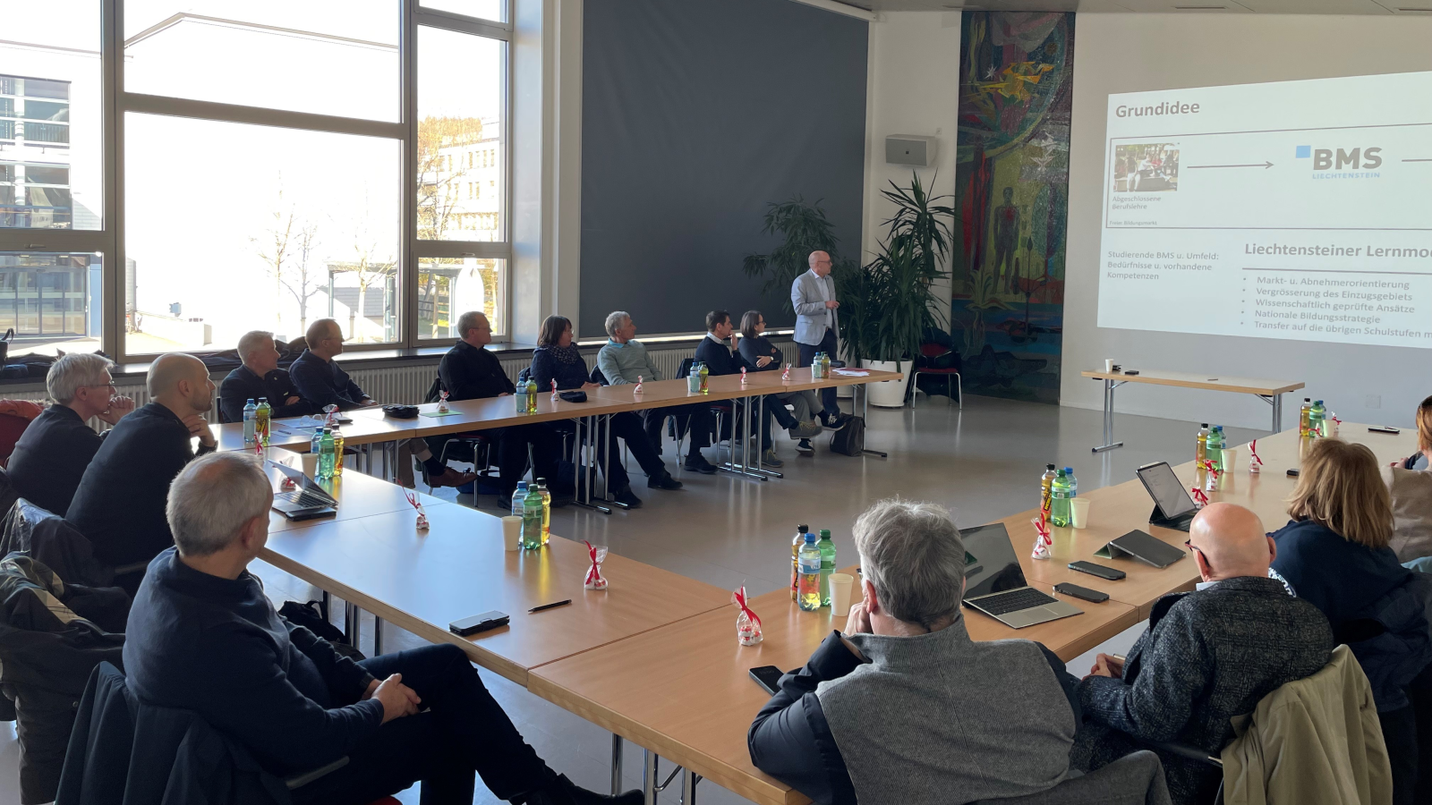 Schweizer Berufsbildungszentren bei BMS zu Besuch, © Schulamt Fürstentum Liechtenstein