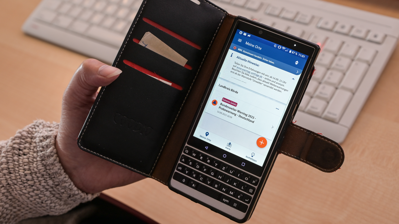 Almanya Ulusal Uyarı Sistemi Bugün Test Edildi!, © dpa