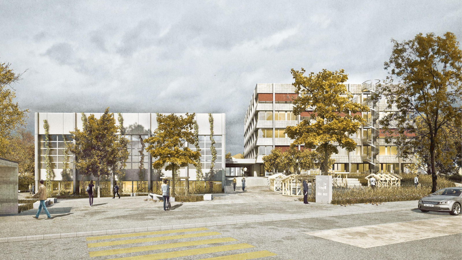 Der Campus Wattwil wird erneuert, © Kanton St. Gallen