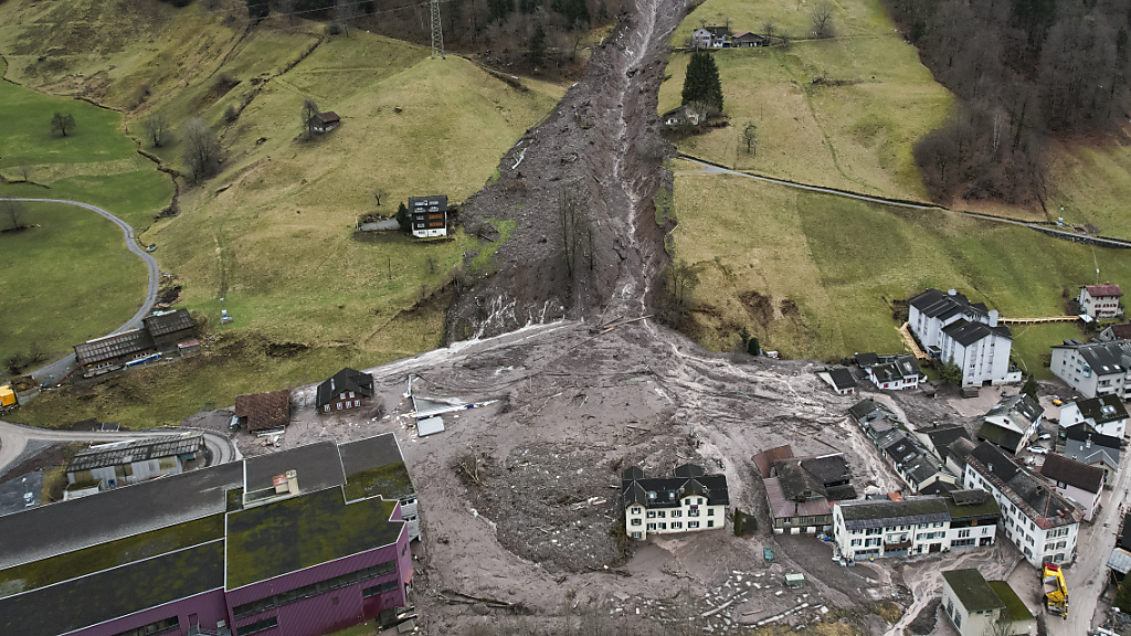 Erdrutsche können Erdbeben auslösen, © Keystone-SDA