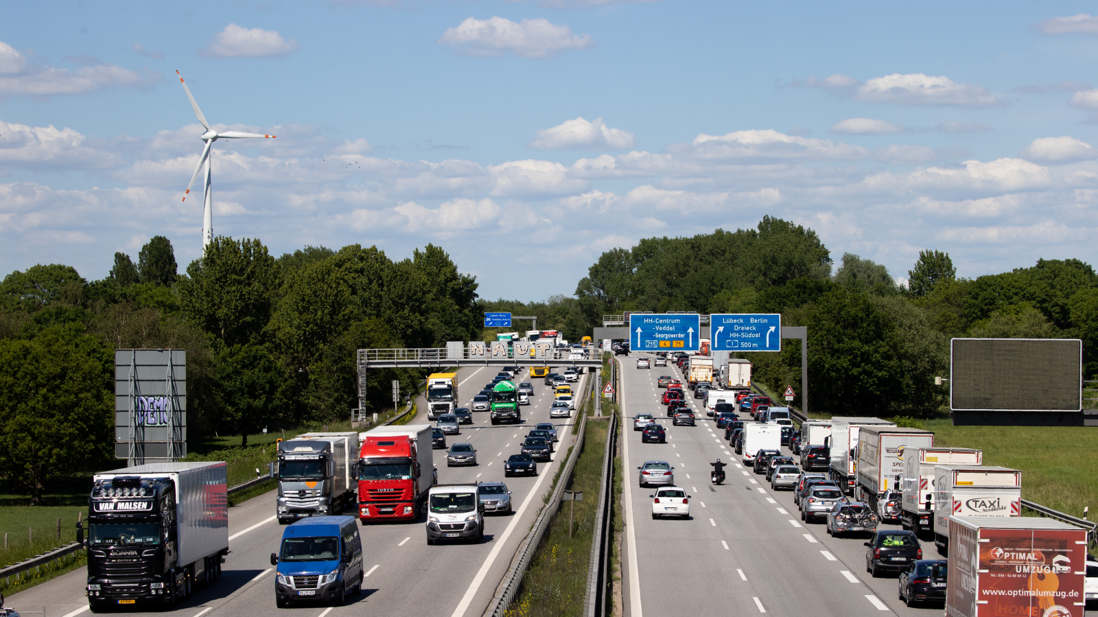 A1 Otoyolu Hemelingen Çıkışı Yeniden Açıldı, © Christian Charisius/dpa 