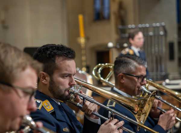Das Luftwaffenmusikkorps Münster in Ahlen, © Münster_Posaune
