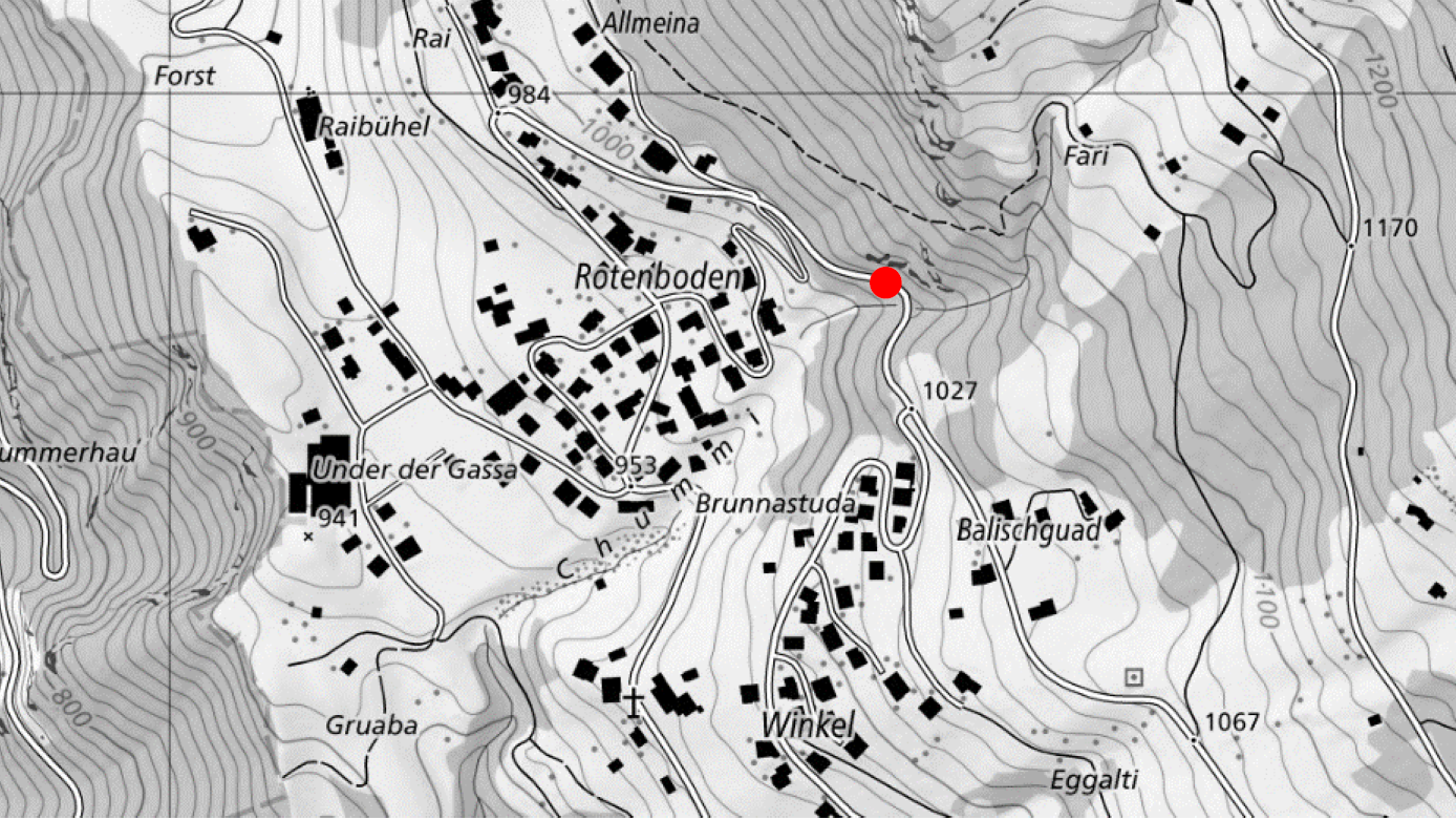 Bauarbeiten auf der Rotenbodenstrasse , © Amt für Tiefbau und Geoinformation