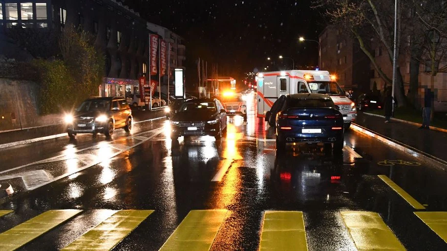 Fussgängerin auf Gegenfahrbahn geschleudert, © Stadtpolizei Chur Fussgängerin auf Gegenfahrbahn geschleudert, © Stadtpolizei Chur