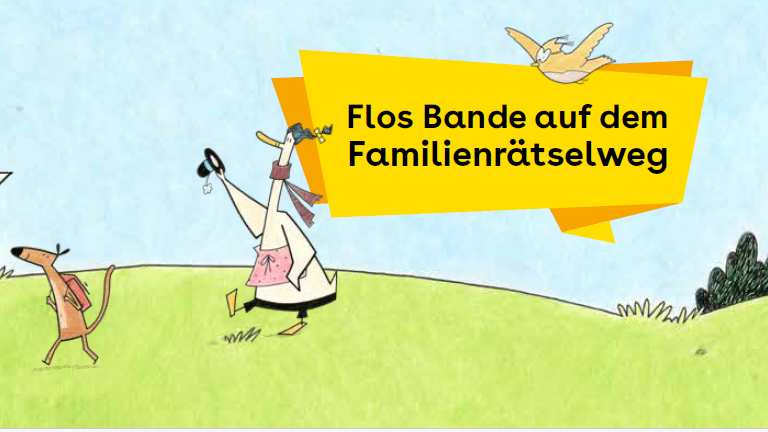 Besuchen Sie mit Flos Bande den Familienrätselweg, © ZVG