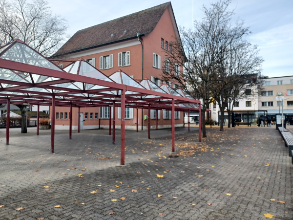 © Kirchackerareal und "Platz für Alli" in Neuhausen. Bild: Radio Munot.