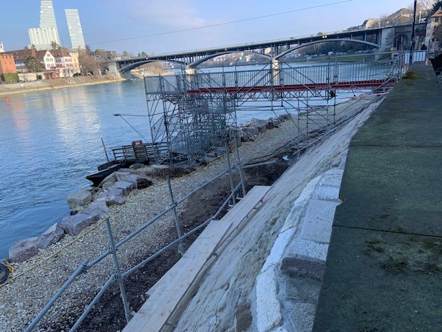 Sanierung der Pfalzböschung verzögert sich