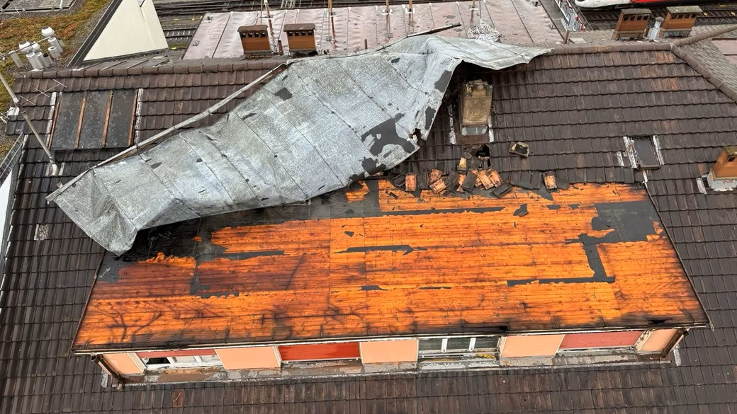 Sturm «Benjamin» zieht über die Region, © Kantonspolizei Basel-Stadt