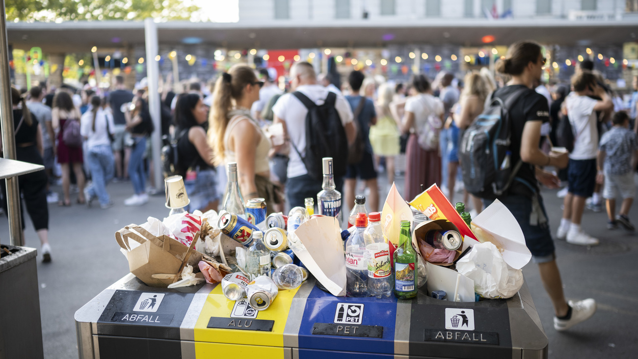 Abfall ZüriFäscht, © Keystone SDA