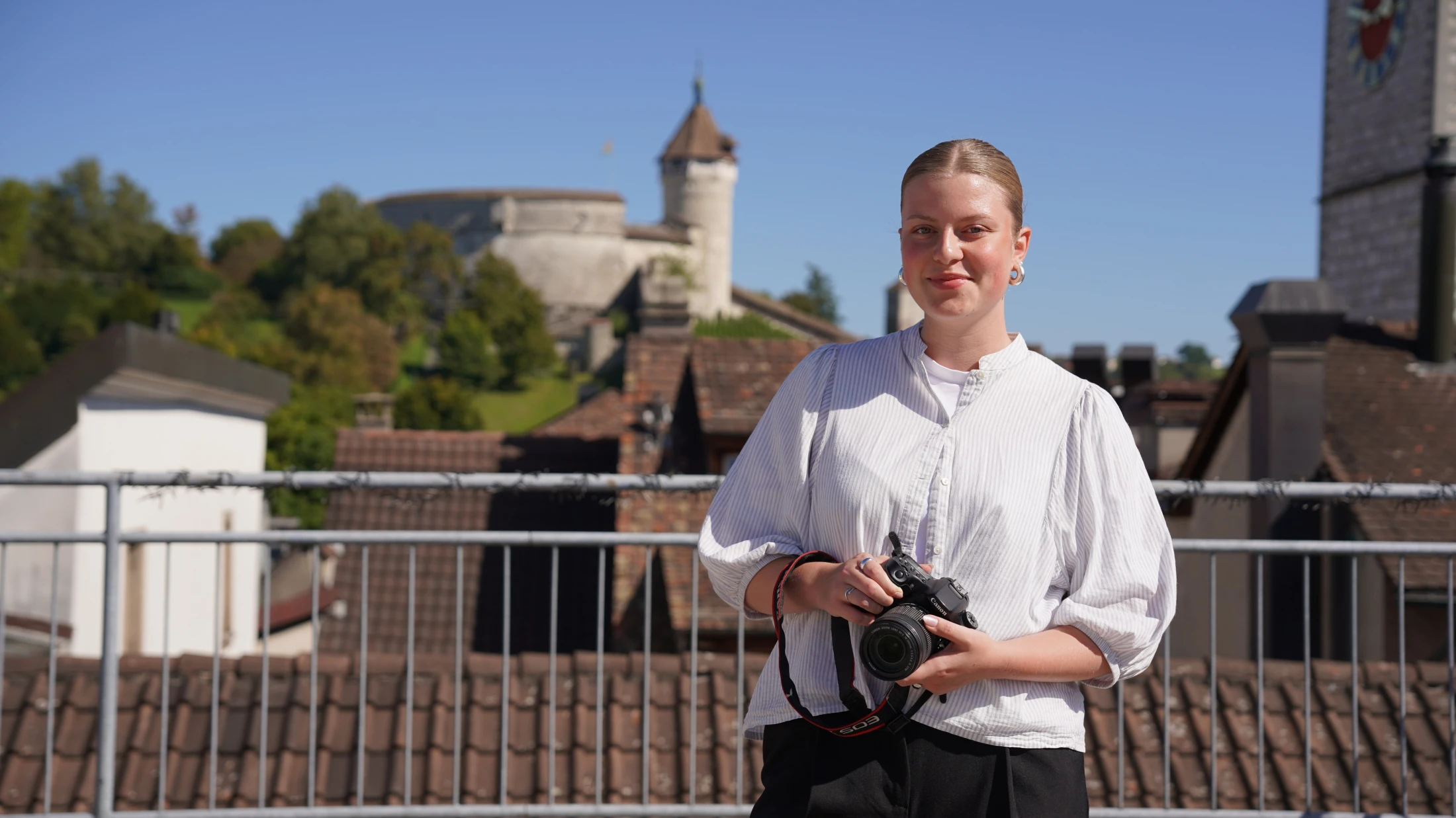 Gloria Müller, Mediamatikerin, © Radio Munot Gloria Müller, Mediamatikerin, © Radio Munot