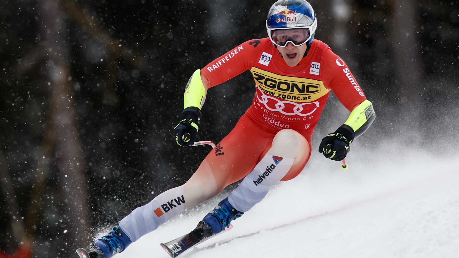 Nächster Podestplatz für Marco Odermatt, © AP Photo/Gabriele Facciotti