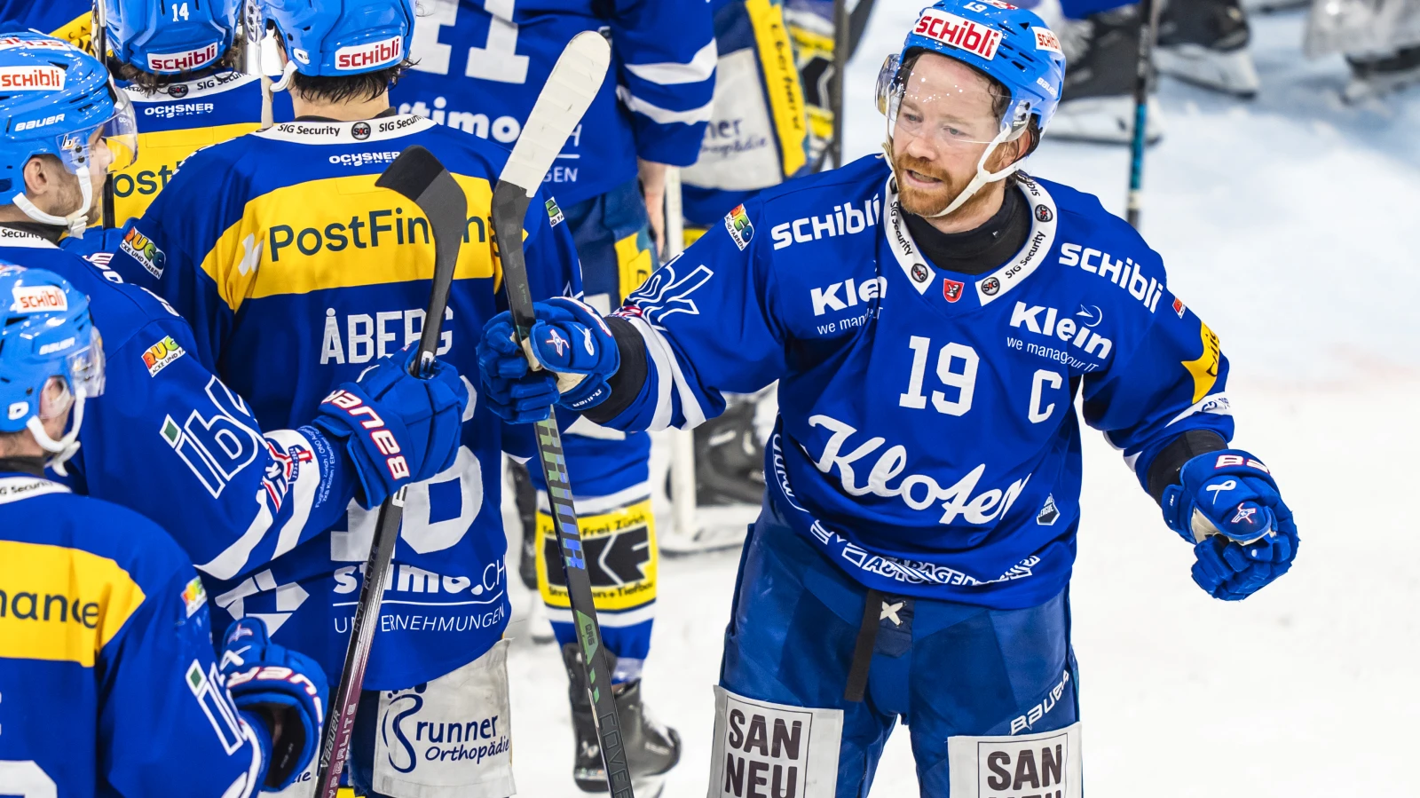 Kloten mit dem ersten Playoffsieg seit 2014, © Keystone/SDA Kloten mit dem ersten Playoffsieg seit 2014, © Keystone/SDA