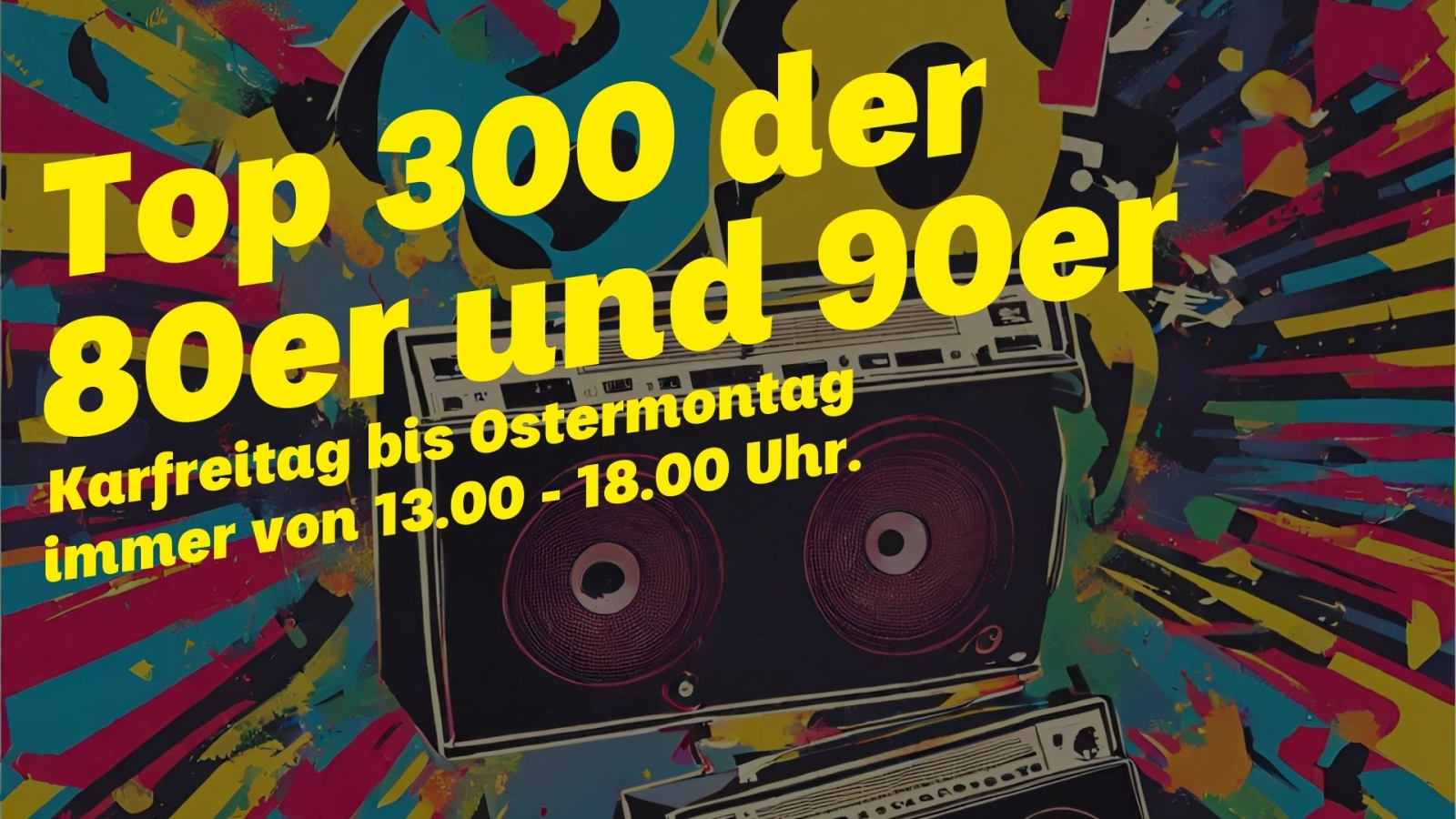 Top 300 der 80er und 90er, © Radio Zürisee