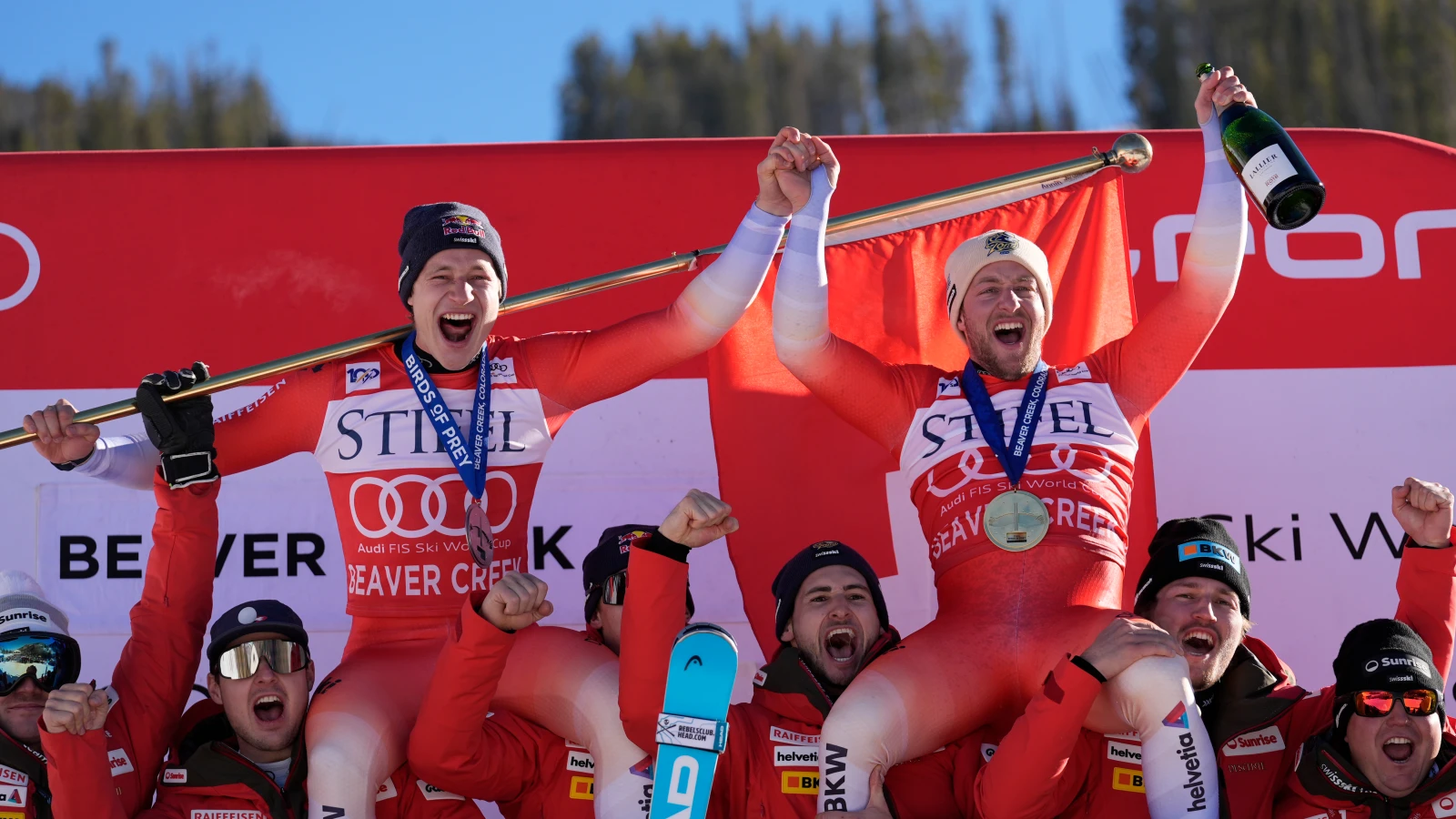 Schweizer Doppelsieg durch Murisier und Odermatt in Beaver Creek, © Keystone/SDA Schweizer Doppelsieg durch Murisier und Odermatt in Beaver Creek, © Keystone/SDA