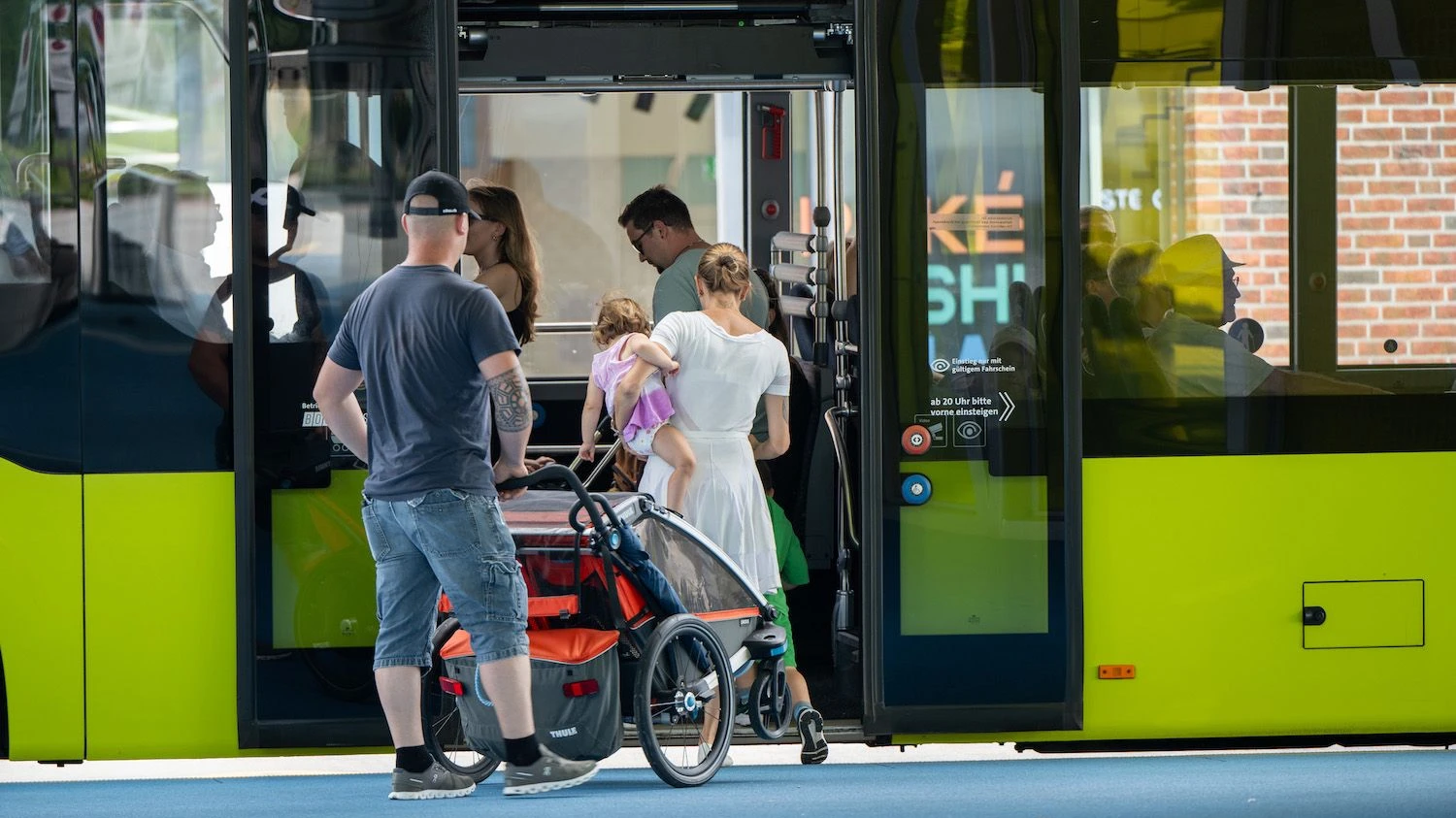 Hohe Fahrgastzufriedenheit bei der LIEmobil, © ZVG Liemobil Hohe Fahrgastzufriedenheit bei der LIEmobil, © ZVG Liemobil