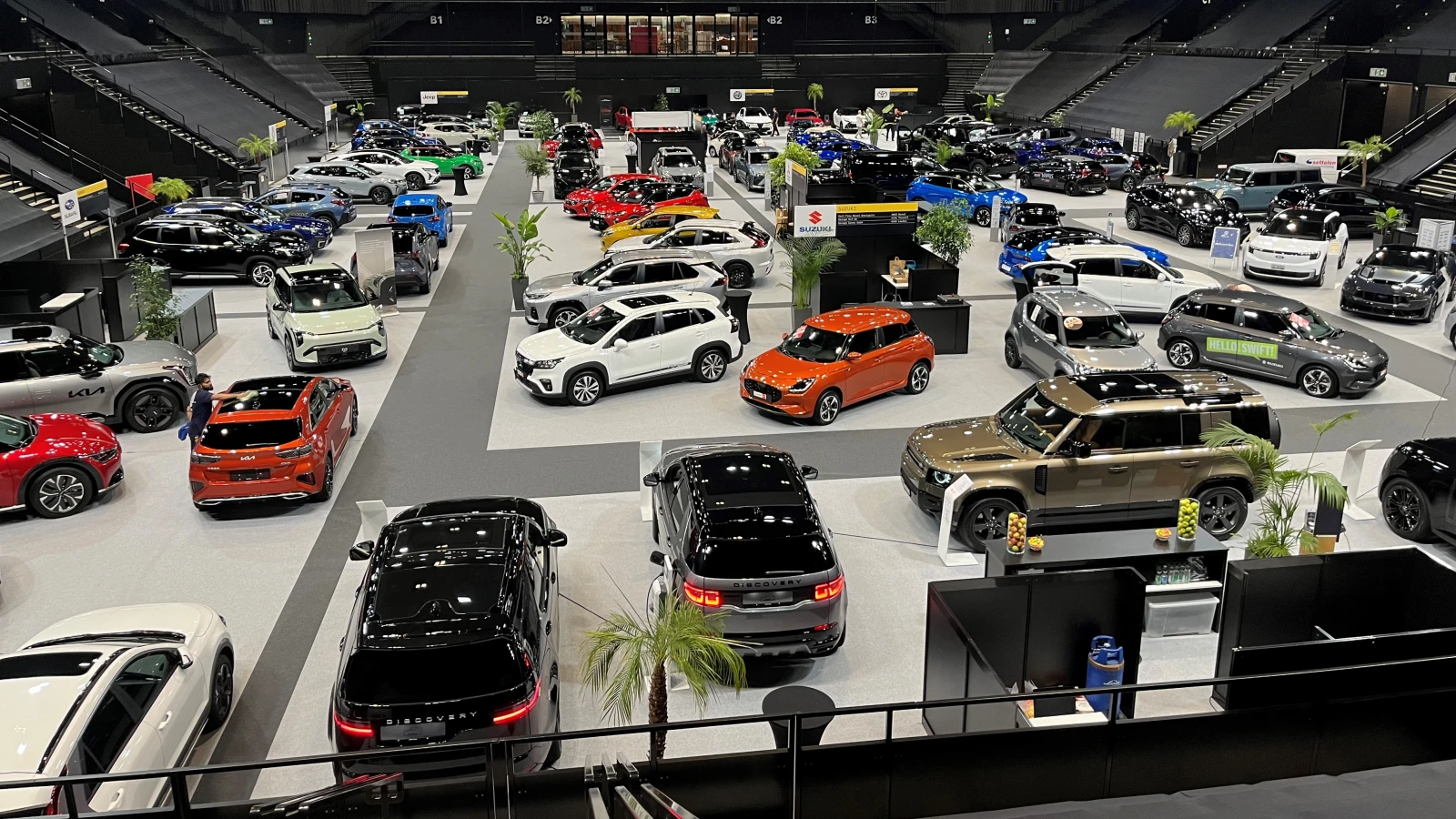 Auto/Mobil Basel in der Joggelihalle, © Radio Basilisk Auto/Mobil Basel in der Joggelihalle, © Radio Basilisk