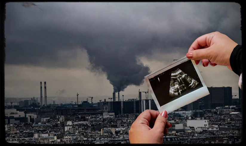 Giftige Luft macht Föten und Babys krank, © Collage: egoFM Giftige Luft macht Föten und Babys krank, © Collage: egoFM