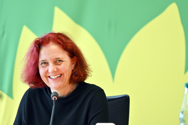Grünen-Fraktionsvorsitzende Astrid Rothe-Beinlich in Erfurt.
